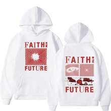 Le nouveau sweat-shirt à capuche imprimé lettres 2025, le sweat-shirt à capuche homme "Fe Future Travel", est à la mode, décontracté et de style hip-hop. - Noir - Voir 9