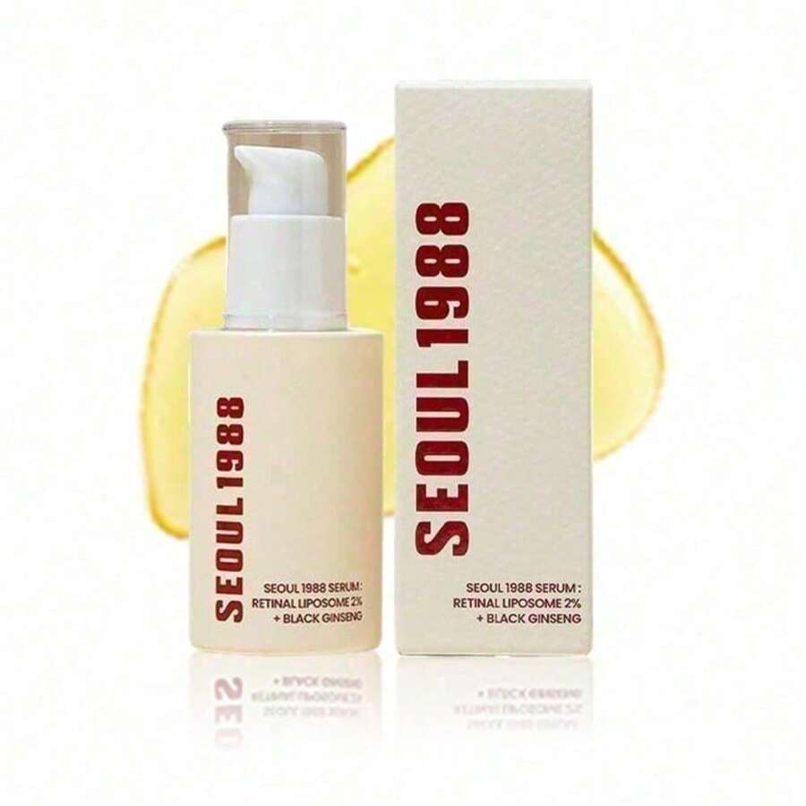 1988 Retinal Serum: Retinol Serum For Face Anti Aging Wrinkle Care - 2% Retinal Liposome Black Ginseng Niacinamide Bakuchiol Vitamin C & 3 Peptides - Skincare Fragrance Free - Multicolor - 查看 1