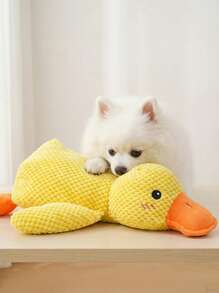 PETSIN 狗狗玩具毛绒狗发声吱吱叫玩具各种动物宠物玩具适合中大型犬填充小狗咀嚼玩具可爱狗狗伴侣礼物玩具 - 彩色 - 查看 2