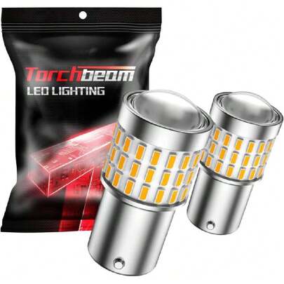 1156 - Bombillas LED de señal de Giro, CANBUS sin Errores, reemplaza para P21W BA15S 1156A 1156NA 7506 1141, 12V-24V ámbar Amarillo LED para Coche, 2 Unidades,39173078