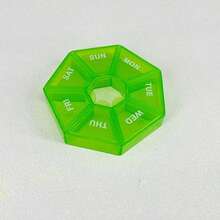 2pcs Mini 7-Grid Storage Box - Portable Weekly Pill Case, Ideal Gift For Elderly And Travelers