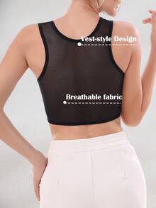 2pcs Side Button Closure Wireless Bras For Women, Prevent Bulge, Minimize Chest, Suitable For Sports & Daily Wear - Multicolor - View 2