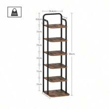 Shoe Racks - Rustic Brown and Black - View 4