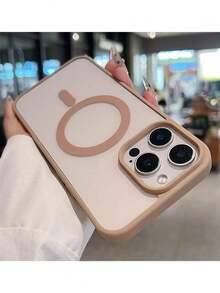 Transparent Magnetic Protective Phone Case, Shock-Proof Cover, Suitable For Samsung S25 Ultra, S24 Ultra, S23 FE, S22+