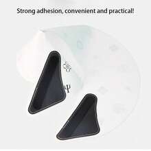 1pc Silicone Barber Cape Waterproof Hair Cutting Shoulder Pad Barbershops Non Stick To Hair Print Pattern Essential Barbering Tool Haircut Capes - Multicolor - View 4