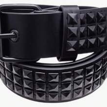 Street 1PC Stylish Punk Style Rivet Decor Versatile Jeans Belt Dress Belt Halloween Summer, School Fall, Autumn, Halloween  Polyurethane(PU)    Studded - Nhiều màu - Xem 4