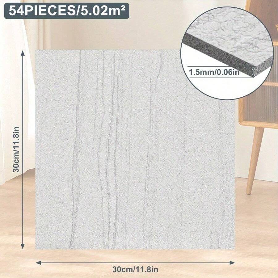 Vinylboden - Hellgrau - Übersicht 1