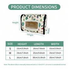 温暖的鹦鹉鸟越冬巢，加厚绒面巢床 - 彩色 - 查看 6