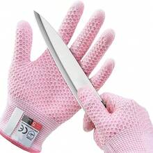 Cut Resistant Gloves - Pink/M/23/Pink - View 6