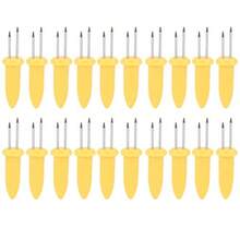 CYPNSoporte para Tenedores de maíz Pinchos para Barbacoa 20 Piezas pequeños y Dobles Tenedores de Frutas para Cocina Picnic Camping Barbacoa maíz Dulce y FrutaFashion - 219617746 - Ver 8