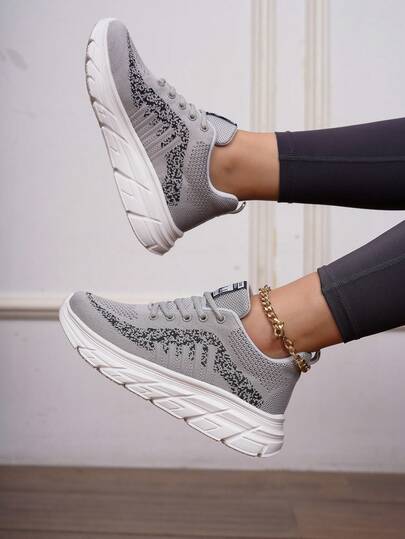 2024 Women's Thick Sole Anti-Slip Durable Platform Sneakers, Casual Breathable Sports Shoes