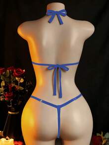 女士性感连体衣，系带网纱内衣