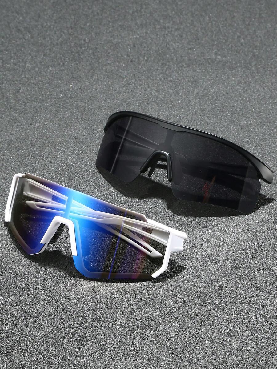 2pcs Men's Fashion Fashion Glasses, Suitable For Daily Wear And Vacation - Multicolor - View 1