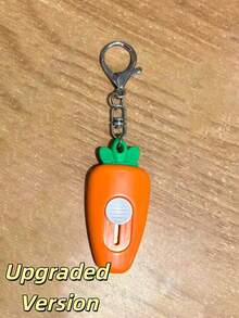 可爱胡萝卜刀钥匙扣，可伸缩迷你实用刀，创意胡萝卜造型，可挂在背包、手提包、汽车钥匙扣上，日常使用也十分方便，适合打开快递包裹、信封、纸箱和礼品盒，学生不锈钢挂件，网红时尚配饰