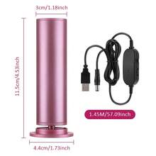 Hailicare 电动足部去茧器，自动磨脚器，配20个替换砂纸，电动磨脚器，USB供电，无需充电，用于趾甲和足部护理 - 粉色 - 查看 7