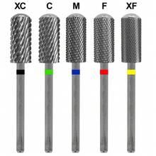 1 PC 5.35mm Small Round Head Barrel Nail Drill Bit, Original Carbide Nail File Accessory, Cross-Tooth Design, Coating-Free - Multicolor - View 2