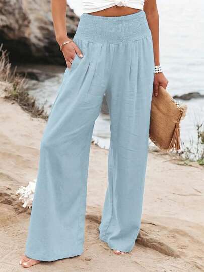 High Waist Loose Wide Leg Casual Pants For Women, New Arrival Autumn Spring