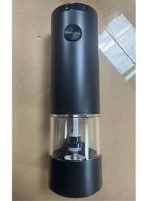 Electric Pepper/Salt Grinder, Adjustable Coarseness Salt And Pepper Mill With LED Light, Easy To Clean, Battery Powered, One-Handed Operation, Kitchen Essential (Black/Silver) - Battery Powered - View 13