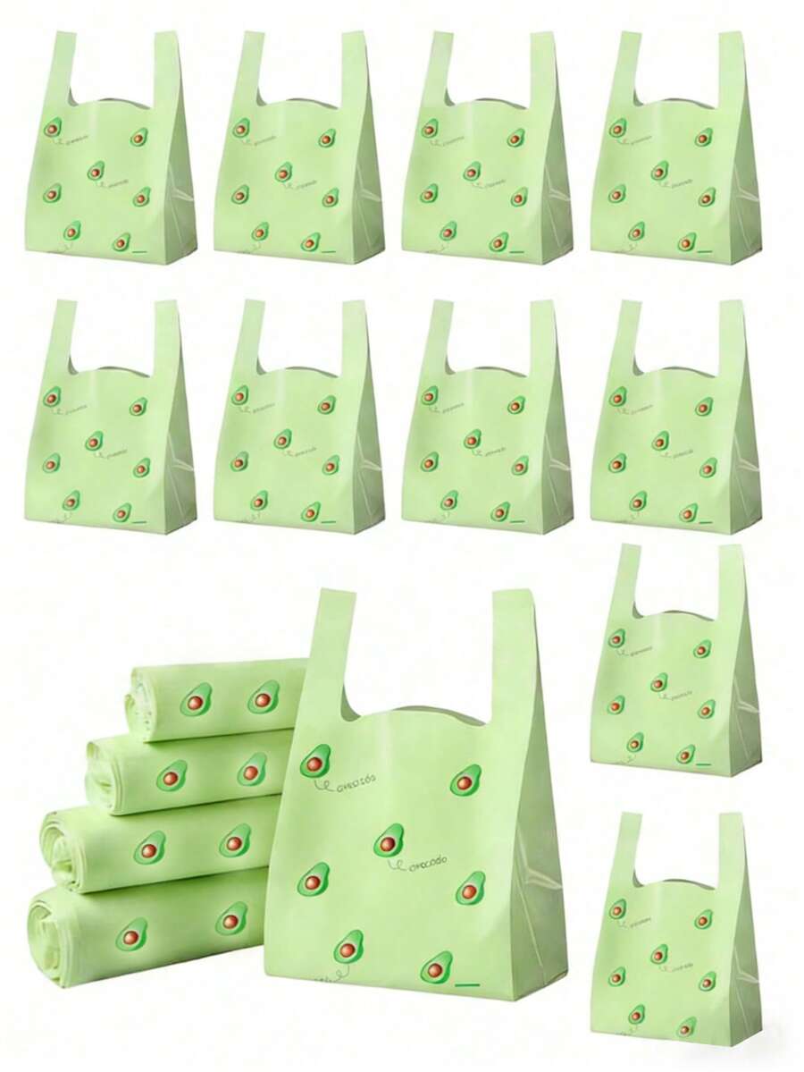 Túi quà tặng hình quả bơ 100/50, Túi quà tặng dày dặn, Túi tote hình quả bơ, Túi tote nhựa họa tiết quả bơ, Túi T-shirt màu xanh lá cây, Túi tote họa tiết quả bơ thời trang, Túi T-shirt nhựa dùng một lần họa tiết quả bơ, Túi mua sắm thời trang, Đồ trang trí Ngày của Mẹ, Đồ dùng tiệc Ngày của Mẹ, Túi giao hàng, Túi đóng gói - Nhiều màu - Xem 1