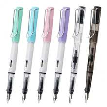 Calligraphy Fountain Pen Set, 6 Assorted Tip Sizes And Color For Art Drawing And Writing Signature - 6種尺寸和多種顏色 - 查看 3