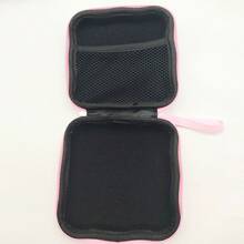 Minimalist Solid Color Shock & Drop Proof Electronic Organizer Bag, Multi-Functional Digital Accessories Storage Pouch For Cables, Power Bank, Travel & Home Use, Large Capacity With Mesh Pocket Design - Multicolor - View 10