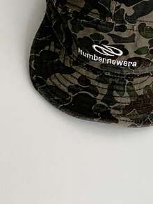 Soft Top Camo Baseball Cap, Outdoor Street Hip Hop Hat, Soft Brim Snapback With Letter Embroidery, Skater Hippie Chicks Style,Summer,Beach - Multicolor - View 6