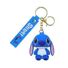 Disney 外星人卡通钥匙扣，史迪奇背包钥匙扣，可爱卡通钥匙圈吊坠 - 彩色 - 查看 9
