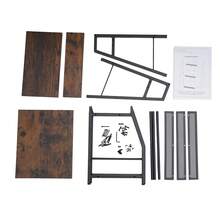 YUNRUX Freestanding Wine Racks & Cabinets - Chocolate Brown - View 8