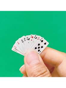 54pcs/Set Creative & Unique Mini Playing Cards Party Game Set. Innovative Mini Playing Card Design, Portable For Outdoor Use, Fun And Compact. Suitable For Multiple Players, Entertaining Card Games, Also An Ideal Choice For Birthday Celebrations. Applicable For New Year, Valentine's Day, Party Gatherings, Party Favors And Various Party Events. - Multicolor - View 1