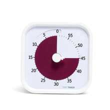 JCH-Time Timer Home MOD - 60 Minute Visual Timer Home Edition - For Homeschool Supplies Study Tool Timer for Desk Office Desk and Meetings with Silent Operation Cotton Ball White - Naranja Dreamsicle - Ver 2