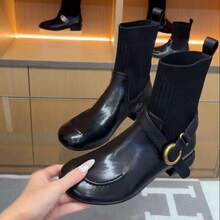 Women Ankle Boots & Booties - Black Single - View 6