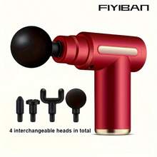 LED显示屏迷你筋膜枪 - 持久耐用，6档振动速度，完美适用于健身房、瑜伽、普拉提和家庭锻炼 - 液晶 - 查看 14