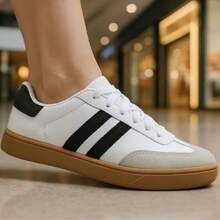 Women's Casual Retro Vintage Stylish Sneakers With Soft, Comfortable, Super Lightweight Sole - Perfect For Everyday Wear - Ready To Ship - 白色 - 查看 2