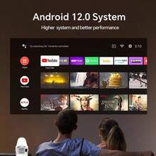 AMAZING VISION Proyector popular tipo cañón Android, pequeño, profesional, para uso doméstico y reuniones, nueva versión - Tipo de Enchufe A USA (110-127V) - Ver 7