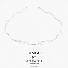 Minimalist & Futuristic Headband Set – 2pcs Silver Geometric Wavy Bands, Lightweight Metallic Headwear For Effortless Elegance - 2 cái - Xem 4