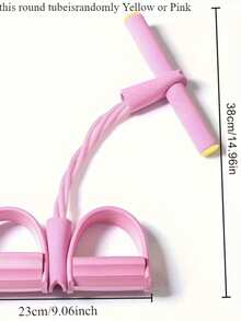 Multifunctional Resistance Band - Stackable TPE Material Exercise Equipment, Suitable For Home Fitness, Abdominal And Arm Exercises, Medium Resistance, Full Body Shaping, Abdominal Trainer, Sit-Up Assist, Home Gym Equipment | Multifunctional Fitness Tool | Durable TPE Material - Multicolor - View 4