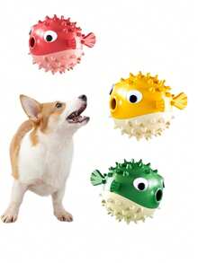 Interactive Slow Feeder Dog Toy, Durable & Sturdy Dog Puzzle Toy, Indestructible Dog Chew Toy, Keeps Dogs Busy, Interactive Slow Feeder, Durable Toy, Cleans Teeth - Multicolor - View 4