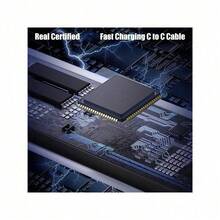 USB C To Type C Charger Cable,[3.3FT/6.6FT/10FT] Long Type C Fast Charging Data Cable,USB-C Power Cord Compatible With IPhone17 16 15 Pro Plus Pro Max,Compatible With Samsung Galaxy S25 S24 S23 S22,IPad Pro/Air And More,Phone Charger Cable - 黑色-1M - 查看 5