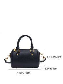 Mini Handbag Pillow Bag, New Lipstick Bag, Fashion Versatile Shoulder Bag, Commuter Bag - Black - View 5