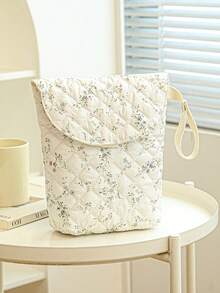 可折叠婴儿尿布更换垫，双面尿布垫，多功能缝线午睡垫，带挂绳 - 彩色 - 查看 11