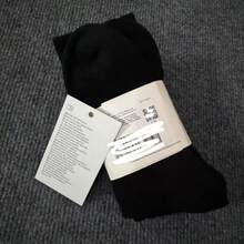 Nike 3双耐克高帮运动袜，男女通用，加厚毛巾底，透气，四季皆宜，白色SX7664-100，黑色SX7664-010 - 黑色長筒SX7664-010 - 查看 8