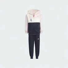 Adidas Toddler Knit Set, Boys Long Sleeve Sweatshirt And Pants 2 Pieces Casual Sports Outfit - Apricot - View 1