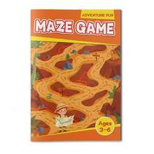 Kids Progressive Maze Practice Pad | Ages 3–6, 6–9, 9–12, 12+ | Easy-To-Hard Mazes For Visual Tracking And Route Planning - Maze Series - View 9