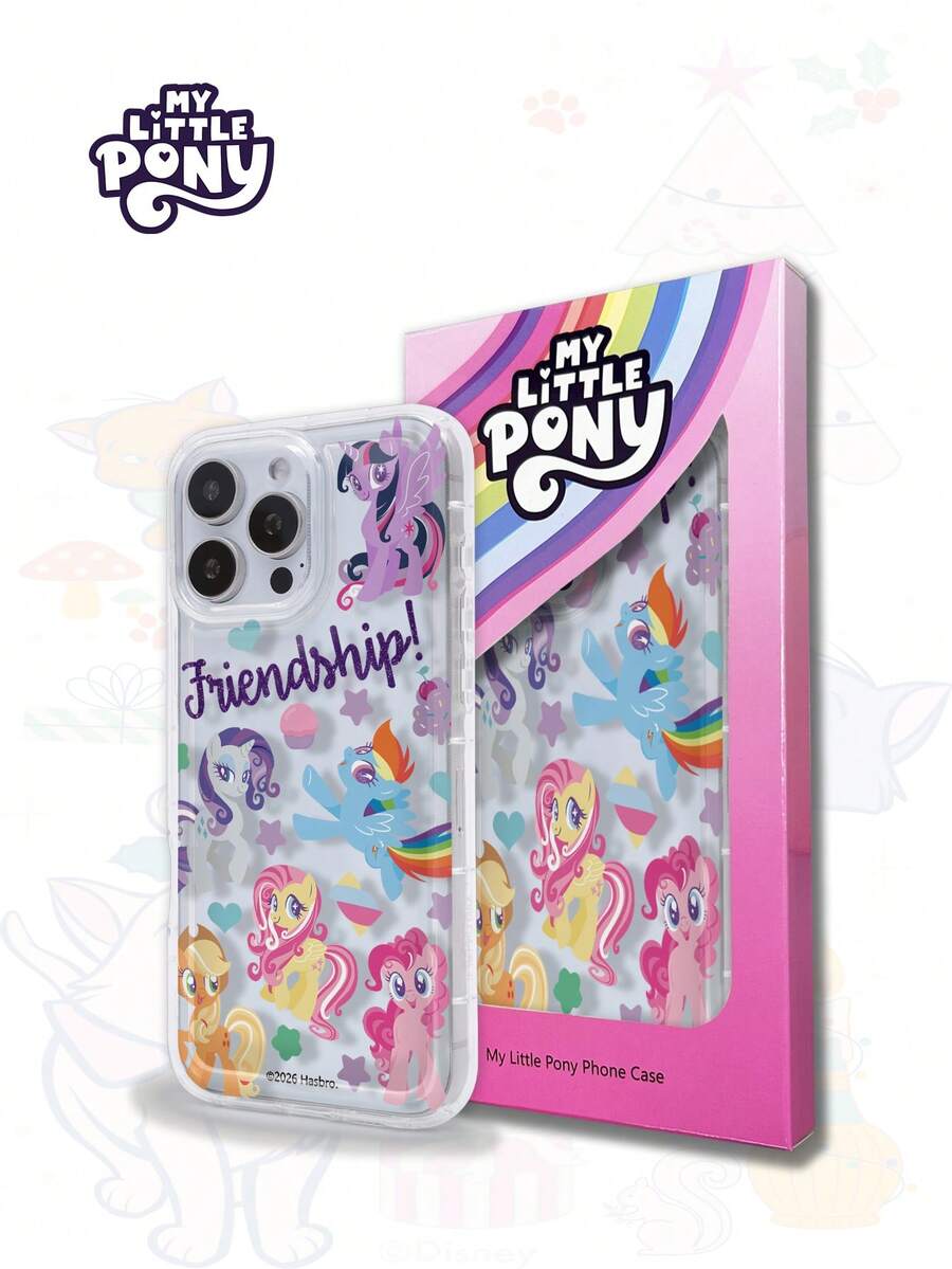 Hasbro MY LITTLE PONY 官方品牌卡通少女防摔防滑手机壳,适用于苹果 17、17 Air、17 Pro、17 Pro Max,安卓 Galaxy A 系列、Galaxy S 系列,苹果 11 系列、12 系列、13 系列、14 系列、15 系列、15 Pro Max、16 Pro、16 Pro Max、X、XR、XS Max 等机型 - 透明1 - 查看 1
