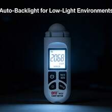 Illuminometer Illumination Tester DY32 Digital Luxmeter LCD Display Light Meter 0-200 000 Lux Testing Illuminometer Luxmeter - White - View 5
