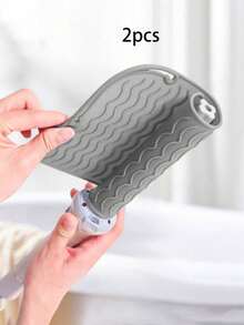 1pc Heat Styling Tool Mat, Universal Size For Straightener And Curler, Heat Resistant Pad For Storage And Travel, Heat Styling Tool Mat, Heat Resistant Silicone Styling Pad Storage Insulation Mat For Hair Styling Tools - Curler And Straightener Brush Pad, Use This Commercial Silicone Heat Resistant Mat To Protect Your Hair Styling Tools - Multicolor - View 16