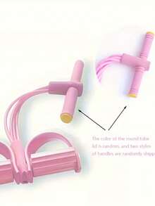 Multifunctional Resistance Band - Stackable TPE Material Exercise Equipment, Suitable For Home Fitness, Abdominal And Arm Exercises, Medium Resistance, Full Body Shaping, Abdominal Trainer, Sit-Up Assist, Home Gym Equipment | Multifunctional Fitness Tool | Durable TPE Material - Multicolor - View 8