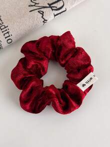 1pc Autumn/Winter Velvet Scrunchie, Elegant Hair Tie, High Elasticity Ponytail Holder, Non-Damaging Hair Rope ,Hair Elastics ,Hair Rubber Bands - Hairband - View 21
