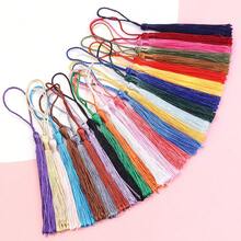 30 chiếc/gói Mặt dây chuyền tua rua bằng polyester kèm dây, tua rua nhiều màu sắc kiểu Trung Quốc, dài 8cm, thích hợp trang trí làm bookmark, móc khóa, đồ treo xe, dây đeo điện thoại, phụ kiện Hanfu tự làm. - Dây tua rua có dây treo - Xem 9