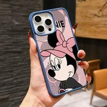 Disney Patterned Phone Case. Mickey Mouse, Stitch, Donald Duck, Minnie Mouse, Goofy, Pluto, And Daisy Duck Pattern. Magnetic Phone Case.  Compatible With IPhone 17, 16, 15, 14, 13, 12 Pro Models And Galaxy, Offering Shockproof Protection. A Special Gift For Family, Friends, Birthdays, Holidays, And Special Occasions. A Stylish And Fun Accessory To Brighten Up Your Device With What And What Flair. - Grey - View 7